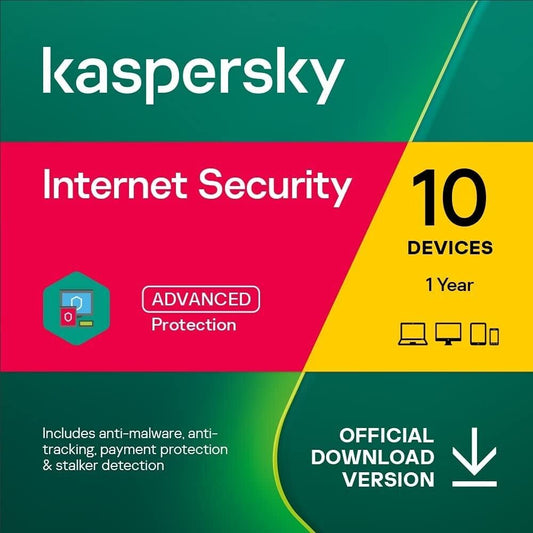 Kaspersky Internet Security 2024 1 Year 10 Device