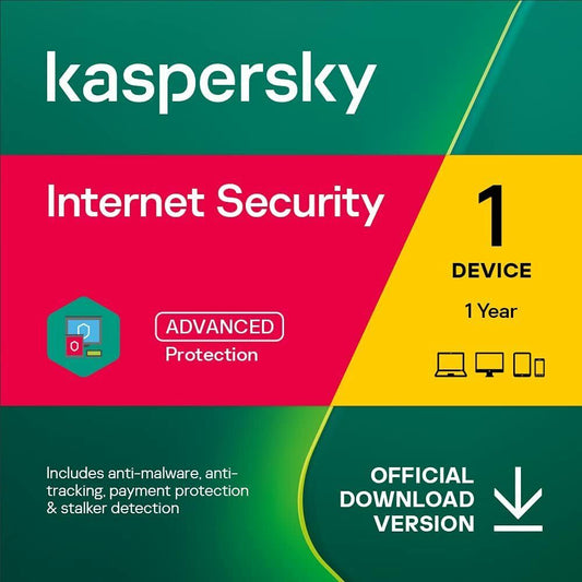 Kaspersky Internet Security 2024 1 Year 1 Device