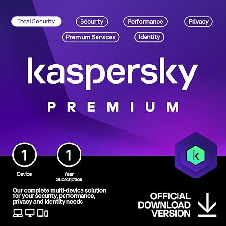 Kaspersky Premium Total Security 2024 1 Year 1 device